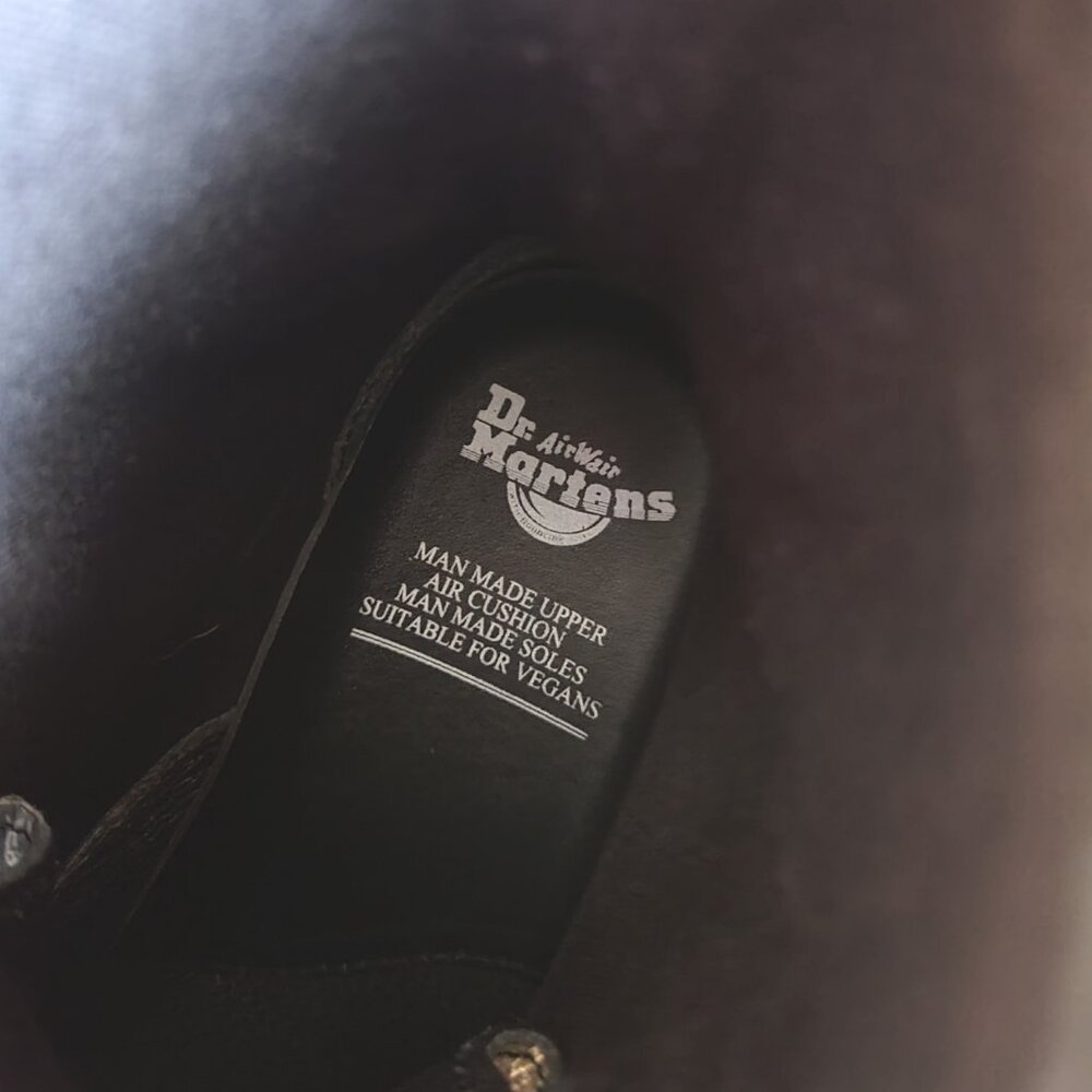 Vegan Dr. Martens US 10 Grey Metallic - Picture 5 of 5